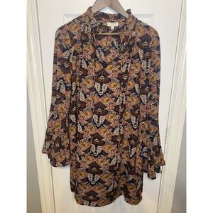 Umgee Boho Angel Long Sleeve Dress Medium‎